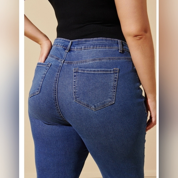 Legendary by Ashley Stewart Bootcut Jeans - Picture 3 of 7
